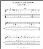 Guitar tabs for Isaiah 55 song